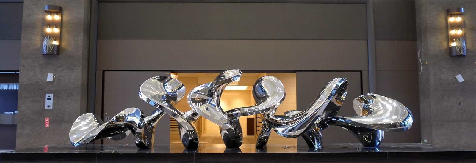 品質 屋外の金属の彫刻 工場